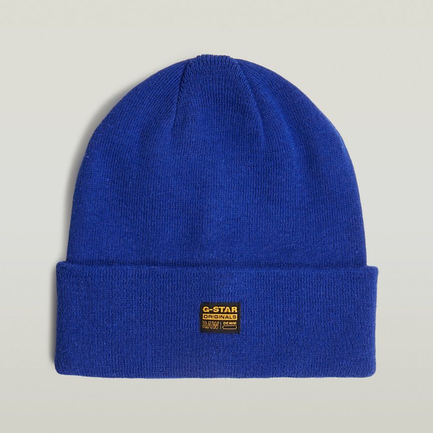 Picture of G-STAR MEN'S EFFO LONG BEANIE IN BLUE