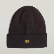 Picture of G-STAR MEN'S EFFO LONG BEANIE IN BLACK 1