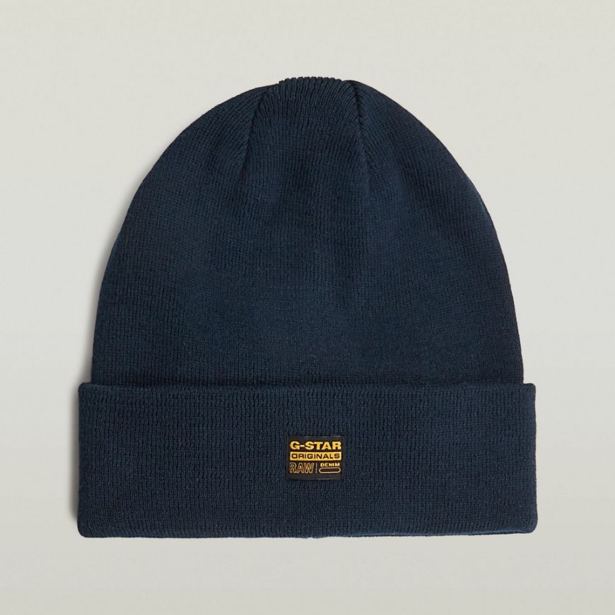 Picture of G-STAR MEN'S EFFO LONG BEANIE IN DARK BLUE