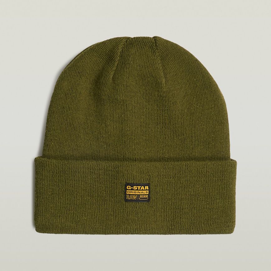 Picture of G-STAR MEN'S EFFO LONG BEANIE IN GREEN