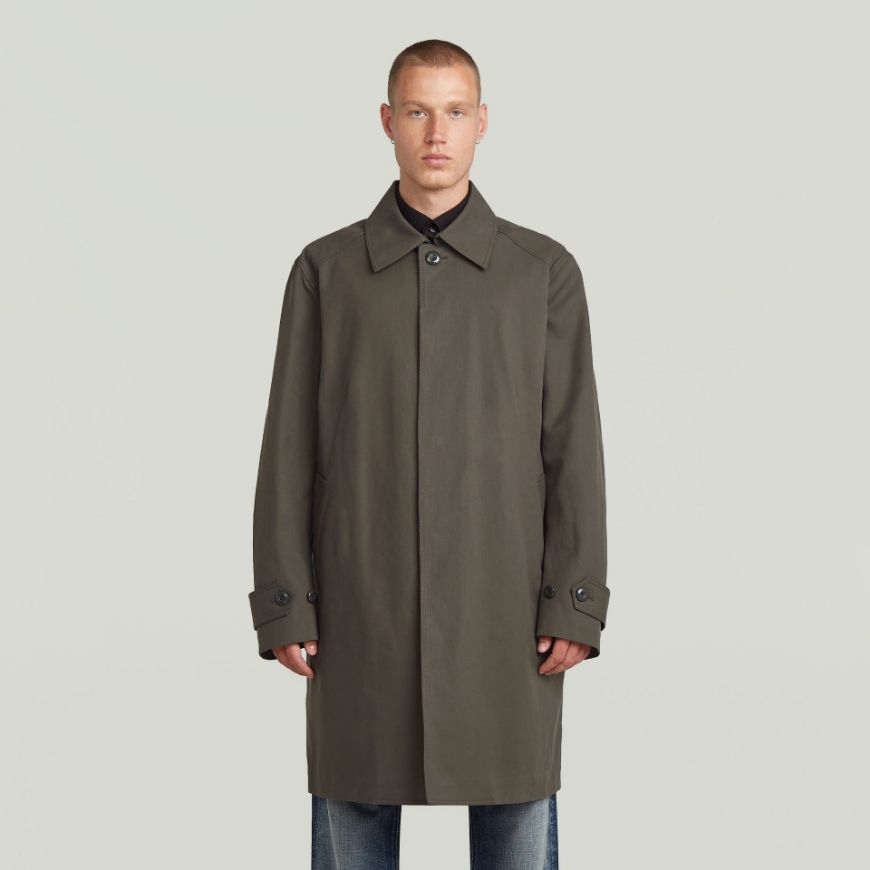 Picture of G-STAR MEN'S CAR COAT UNISEX JACKET IN GREY