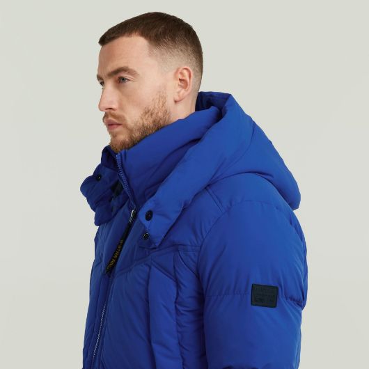 Show details for G-STAR MEN'S G- WHISTLER PADDED HOODED JACKET 2.0 IN BLUE 3 - FanPoint Picture of G-STAR MEN'S G- WHISTLER PADDED HOODED JACKET 2.0 IN BLUE 3