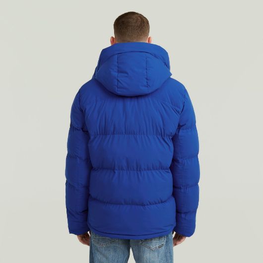 Show details for G-STAR MEN'S G- WHISTLER PADDED HOODED JACKET 2.0 IN BLUE 2 - FanPoint Picture of G-STAR MEN'S G- WHISTLER PADDED HOODED JACKET 2.0 IN BLUE 2