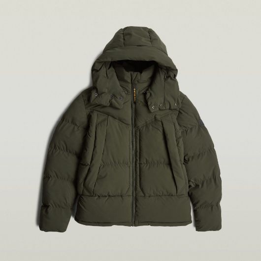 Show details for G-STAR MEN'S G- WHISTLER PADDED HOODED JACKET 2.0 IN ASFALT 1 - FanPoint Picture of G-STAR MEN'S G- WHISTLER PADDED HOODED JACKET 2.0 IN ASFALT 1