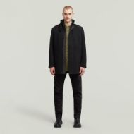 Picture of G-STAR MEN'S GARBER WOOL TRENCH JACKET IN BLACK 3