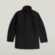 Picture of G-STAR MEN'S GARBER WOOL TRENCH JACKET IN BLACK 6