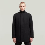 Picture of G-STAR MEN'S GARBER WOOL TRENCH JACKET IN BLACK 1