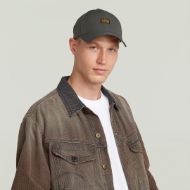 Picture of G-STAR MEN'S ORIGINALS BASEBALL CAP IN ASFALT 2