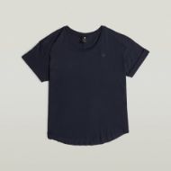 Picture of G-STAR WOMEN'S ROLLED UP SLEEVE BOYFRIEND T-SHIRT IN OSAKA BLUE 6
