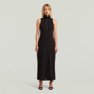 Picture of G-STAR WOMEN'S SLIM FULL ZIP DRESS IN DK BLACK 1