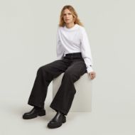 Picture of G-STAR WOMEN'S BACK GR RELAXED TOP IN WHITE 5