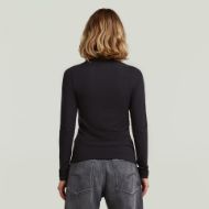 Picture of G-STAR WOMEN'S MOCK SLIM TOP IN DK BLACK 2