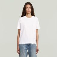 Picture of G-STAR WOMEN'S TEXT GR TOP IN MILK 1