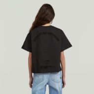 Picture of G-STAR WOMEN'S MULTI GR RELAXED T-SHIRT IN DK BLACK 2