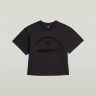 Picture of G-STAR WOMEN'S MULTI GR RELAXED T-SHIRT IN DK BLACK 6