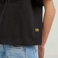 Picture of G-STAR WOMEN'S MULTI GR RELAXED T-SHIRT IN DK BLACK 4