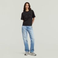 Picture of G-STAR WOMEN'S MULTI GR RELAXED T-SHIRT IN DK BLACK 5