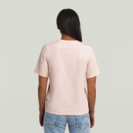 Picture of G-STAR WOMEN'S TEXT GR TOP IN SILVER PEONY 2