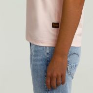 Picture of G-STAR WOMEN'S TEXT GR TOP IN SILVER PEONY 4