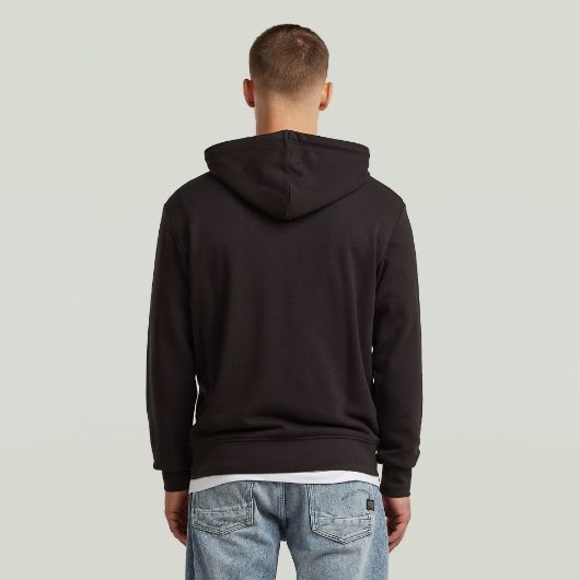 Показвай детайлите за G-STAR МЪЖКИ СУИТШЪРТ EMBRO LOGO HB HOODED В ЧЕРНО 2 - FanPoint Снимка на G-STAR МЪЖКИ СУИТШЪРТ EMBRO LOGO HB HOODED В ЧЕРНО 2