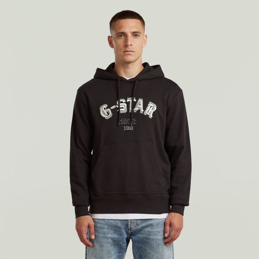 Снимка на G-STAR МЪЖКИ СУИТШЪРТ EMBRO LOGO HB HOODED В ЧЕРНО