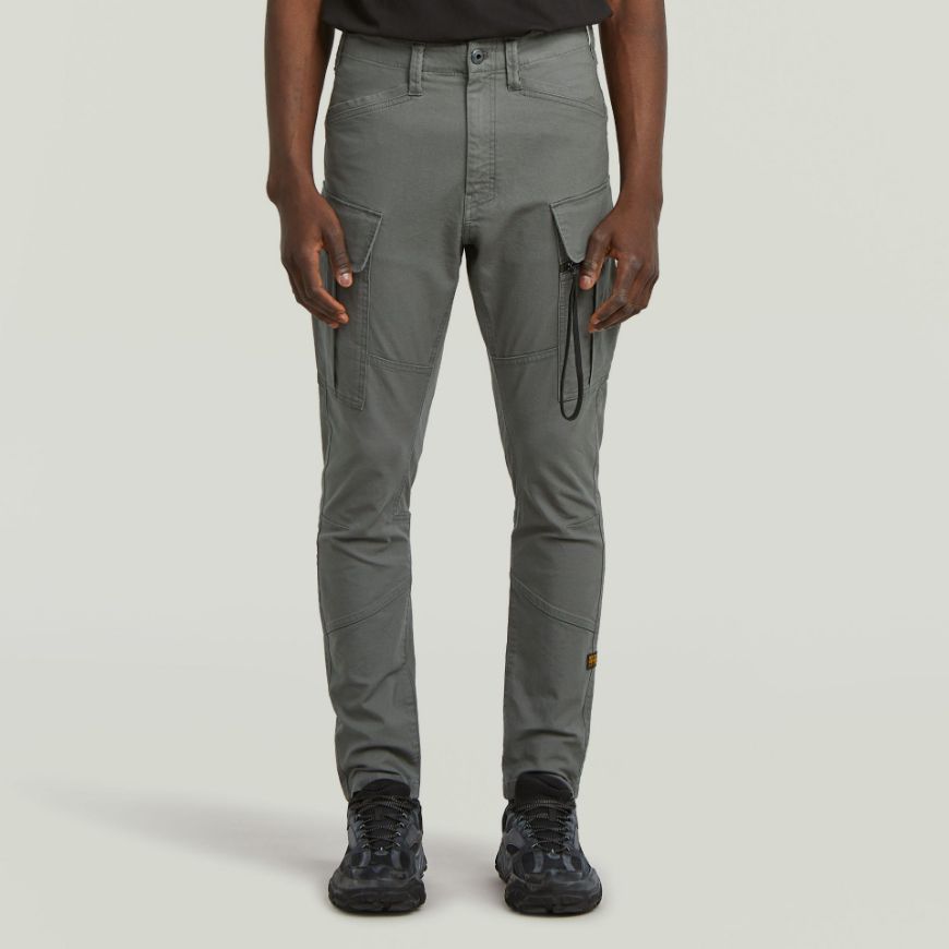 Picture of G-STAR MEN'S ZIP POCKET 3D SKINNY CARGO 2.0 IN GS GREY