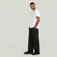 Picture of G-STAR MEN'S R-5N 3D PLEATED CARGO PANTS IN DK BLACK 5