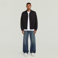 Picture of G-STAR MEN'S DAKOTA SWEAT JACKET IN DK BLACK 3