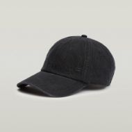 Picture of G-STAR MEN'S AVERNUS BASEBALL CAP IN WORN IN BLACK RELIC 1
