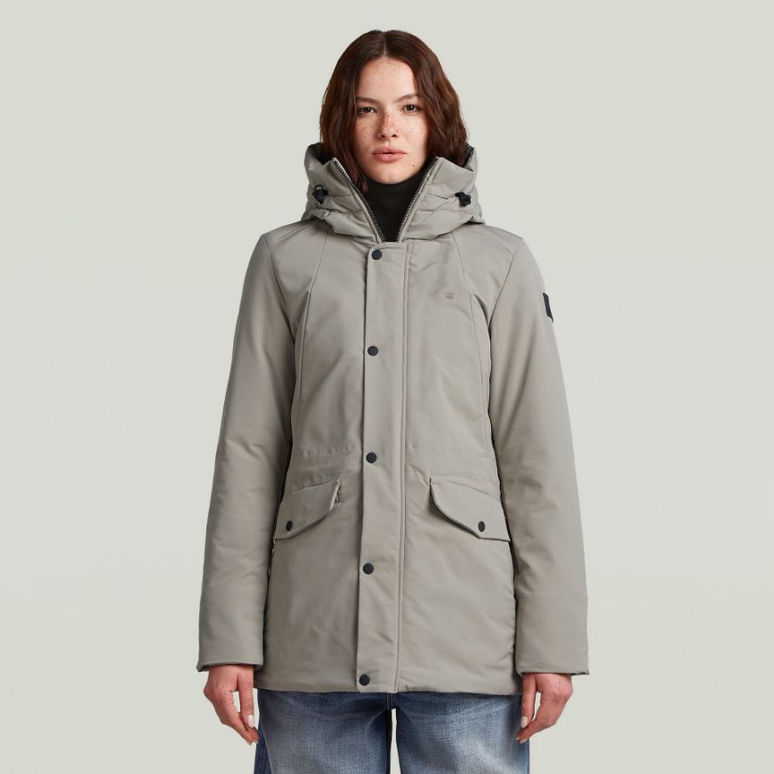 Picture of G-STAR WOMEN'S VODAN 2.0 SHORT JACKET IN BEIGE