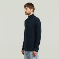 Picture of G-STAR MEN'S PREMIUM CORE TURTLE KNITTED SWEATER IN DARK BLUE 2
