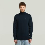 Picture of G-STAR MEN'S PREMIUM CORE TURTLE KNITTED SWEATER IN DARK BLUE 1