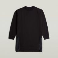 Picture of G-STAR WOMEN'S BIKER ZIP SWEAT DRESS IN DK BLACK 6