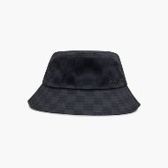 Picture of CRUYFF MEN'S CHECK BUCKET HAT IN BLACK 1