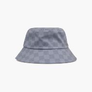 Picture of CRUYFF MEN'S CHECK BUCKET HAT IN ULTIMATE GREY 1