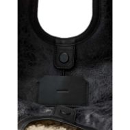 Picture of ALLSAINTS WOMEN'S ARA SHEARLING TOTE BAG IN NATURAL/BLACK 5