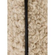 Picture of ALLSAINTS WOMEN'S ARA SHEARLING TOTE BAG IN NATURAL/BLACK 3