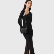 Picture of ALLSAINTS WOMEN'S JUPITER QUILT CROSSBODY  BAG IN BLACK 7