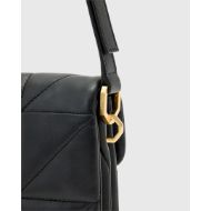 Picture of ALLSAINTS WOMEN'S JUPITER QUILT CROSSBODY  BAG IN BLACK 5