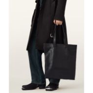 Picture of ALLSAINTS MEN'S YUTO LEATHER TOTE BAG IN BLACK 7