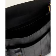 Picture of ALLSAINTS WOMEN'S URSA EEL SATCHEL BAG IN BLACK 3