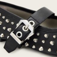 Picture of ALLSAINTS WOMEN'S HOLLY STUD SHOE IN BLACK 4
