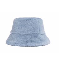 Picture of REPLAY WOMEN'S FAUX FUR BUCKET HAT IN ENDLESS SKY 2