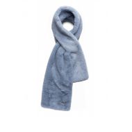 Picture of REPLAY WOMEN'S FAUX FUR SCARF IN ENDLESS SKY 1
