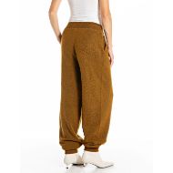 Picture of REPLAY WOMEN'S REGULAR COTTON WOOL BLEND JOGGER IN CAMP BRONZE 3