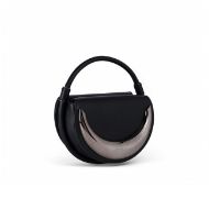 Picture of REPLAY WOMEN'S BAG WITH METALLIC ELEMENT AND SHOULDER STRAP IN BLACK 2
