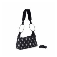 Picture of REPLAY WOMEN'S BAG IN DENIM WITH METAL MESH IN WASHED BLACK 5