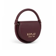 Picture of REPLAY WOMEN'S CROSSBODY BAG WITH LETTERING IN HUCKLEBERRY 2