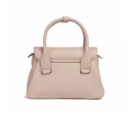 Picture of REPLAY WOMEN'S SMALL HAMMERED PU BAG WITH R BUCKLE IN MOON LIGHT 3