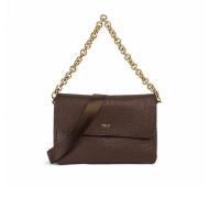 Picture of REPLAY WOMEN'S HAMMERED PU BAG WITH SHOULDER STRAP AND CHAIN HANDLE IN JAVA 1